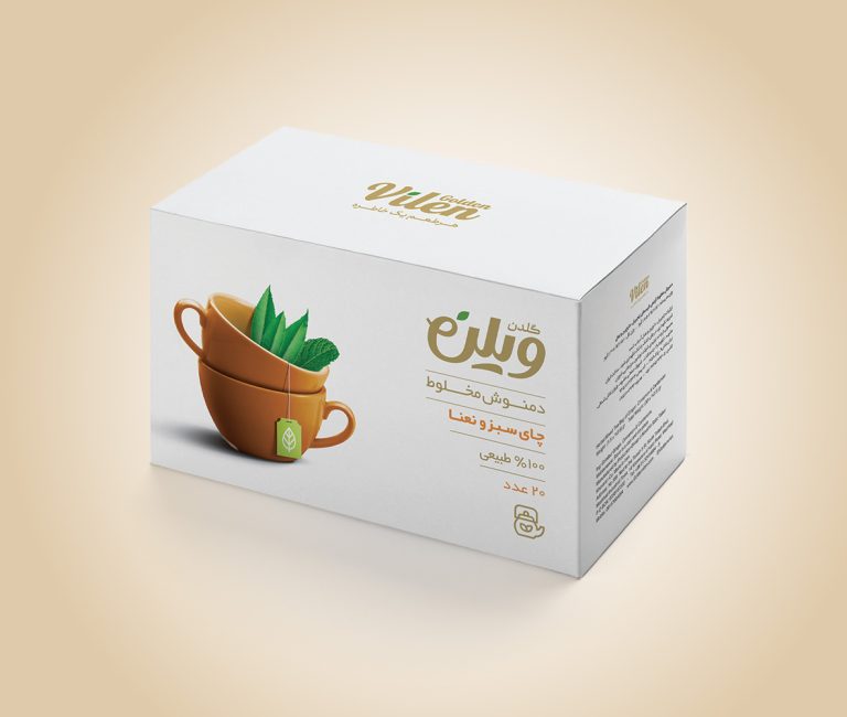 دمنوش کیسه ای چای سبز نعنا گلدن ویلن