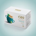 دمنوش کیسه ای چای سبز و زنجبیل گلدن ویلن