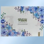بسته هدیه دمنوش گیاهی طرح شکوفه گلدن ویلن