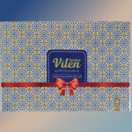 بسته هدیه دمنوش گیاهی طرح فیروزه گلدن ویلن