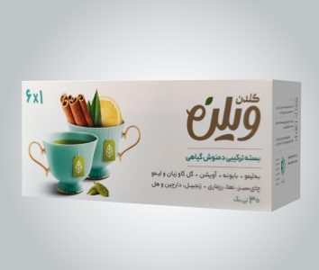 بسته ترکیبی دمنوش گیاهی 6 در 1 فیروزه ای گلدن ویلن